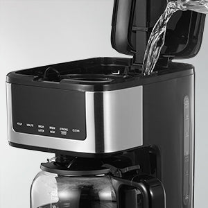 Programmable Drip Coffee Maker 12 Cup, with Iced Coffee Function, Touch Screen, Regular & Strong Brew