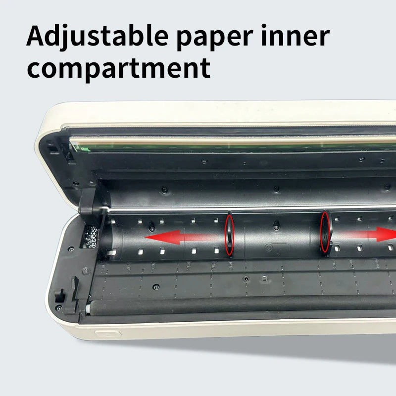 Inkless Portable A4 Thermal Printer Bluetooth PDF Excel Word Document Printing Machine Paper Roll