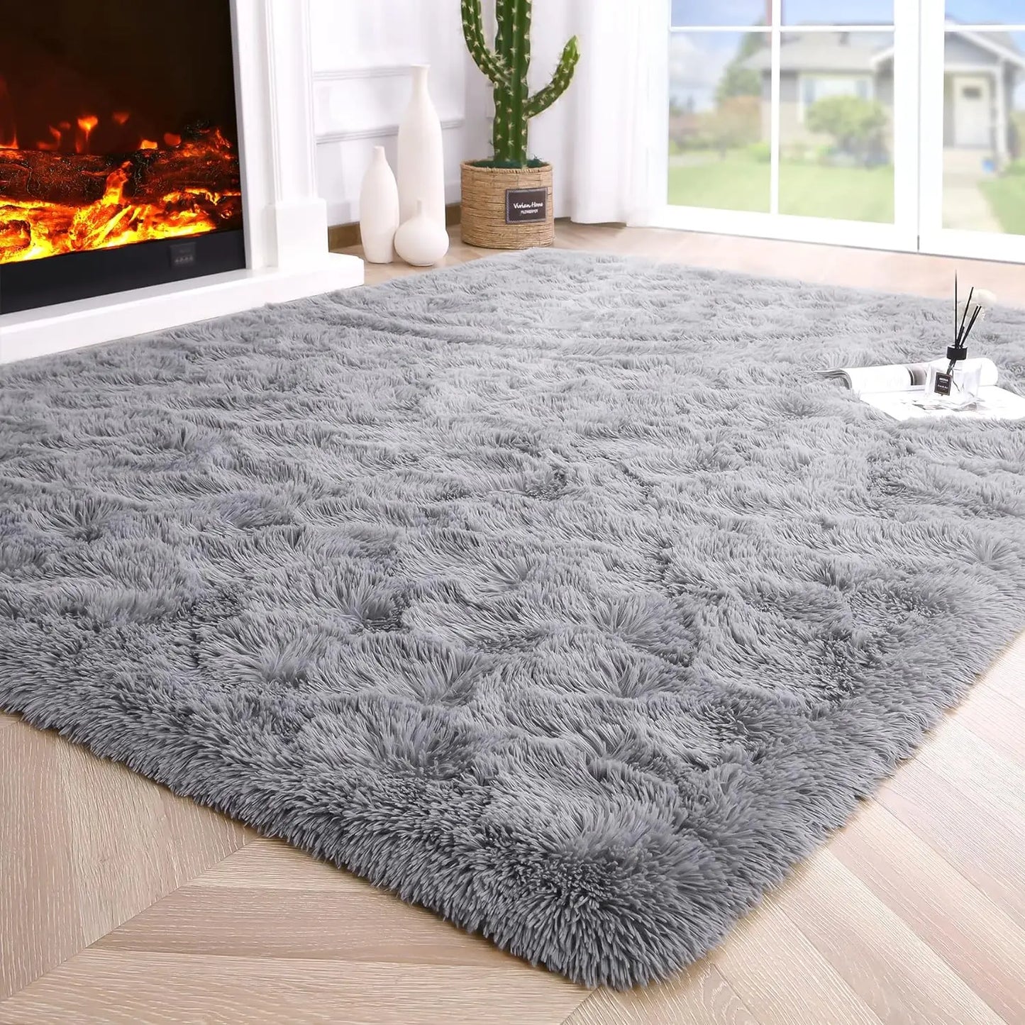 Fluffy Rugs Fuzzy Area Rugs for Room all rooms Soft Carpet Non Slip Rugs for Hardwood Floors Room Decor