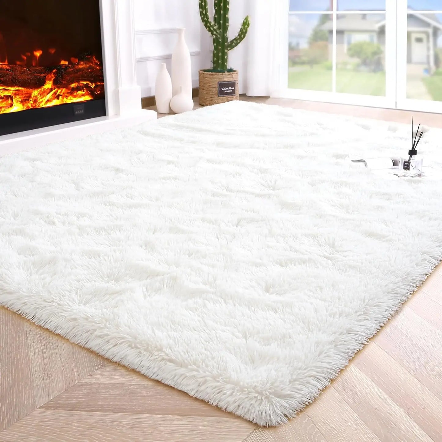 Fluffy Rugs Fuzzy Area Rugs for Room all rooms Soft Carpet Non Slip Rugs for Hardwood Floors Room Decor