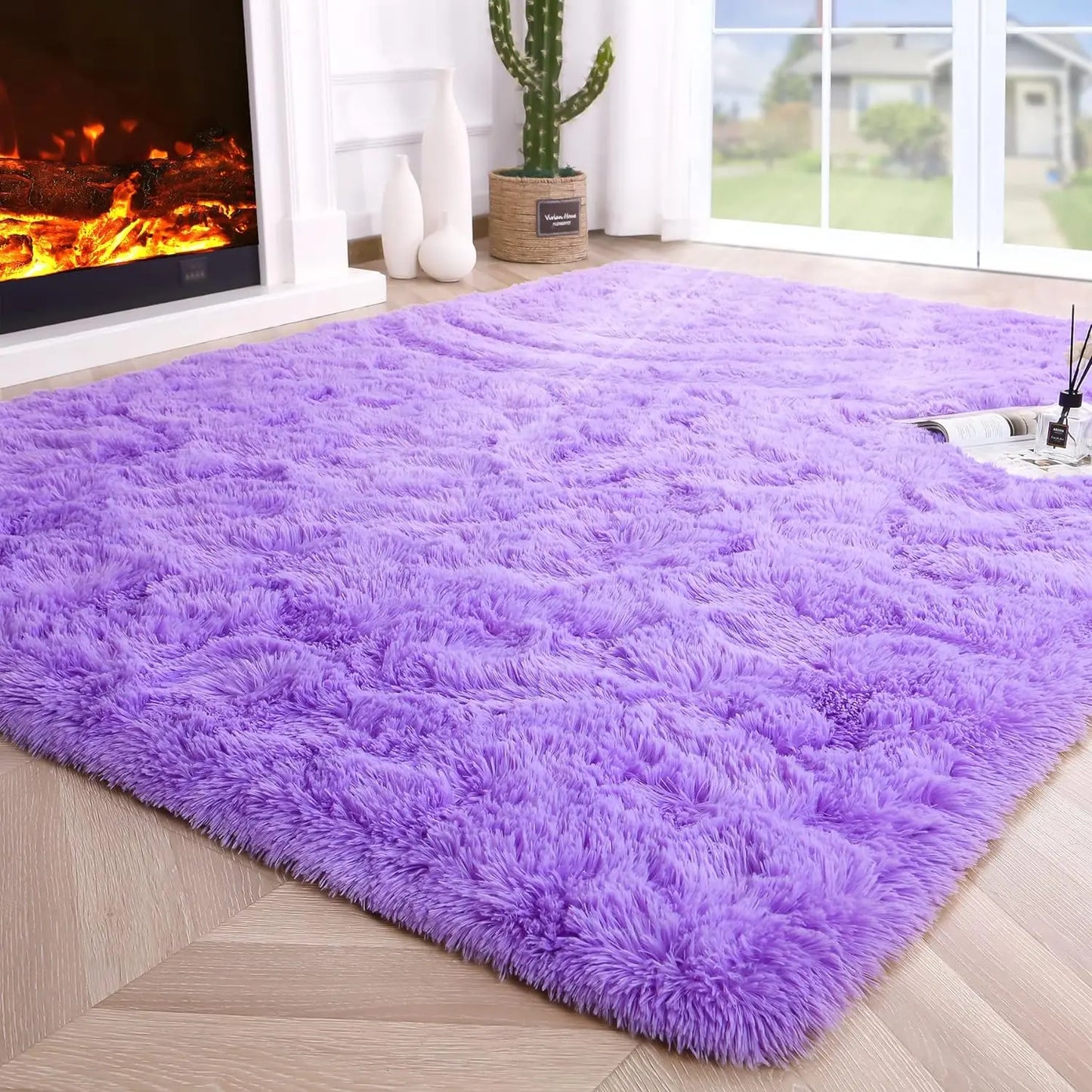 Fluffy Rugs Fuzzy Area Rugs for Room all rooms Soft Carpet Non Slip Rugs for Hardwood Floors Room Decor