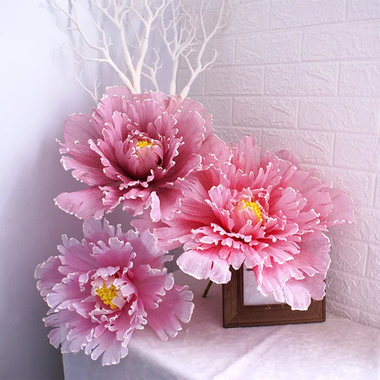 Peony Flower Background Flower Arch Decoration Window Display