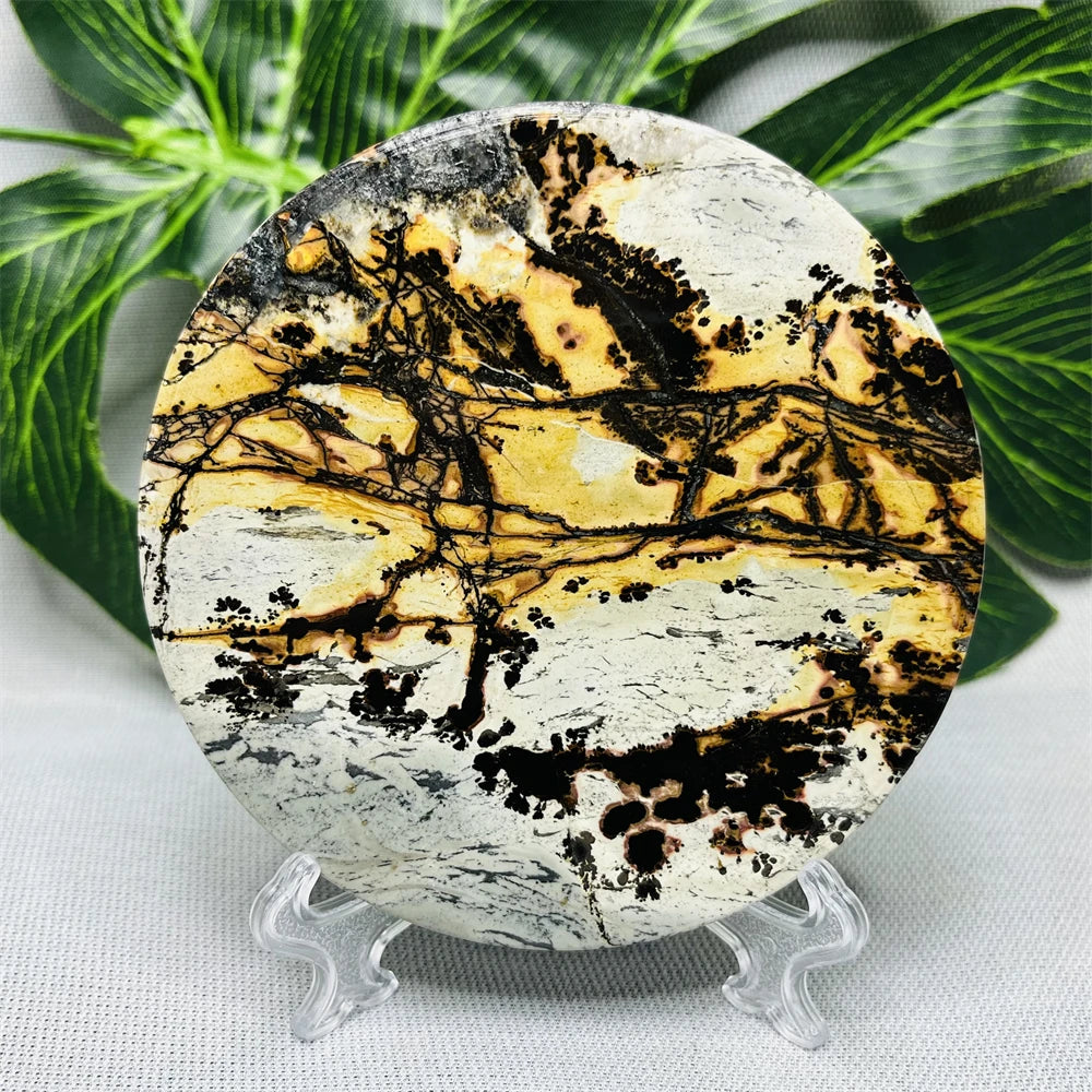 Picture Stone Natural Rock Round Home Rooms Decor For Spiritual Healing