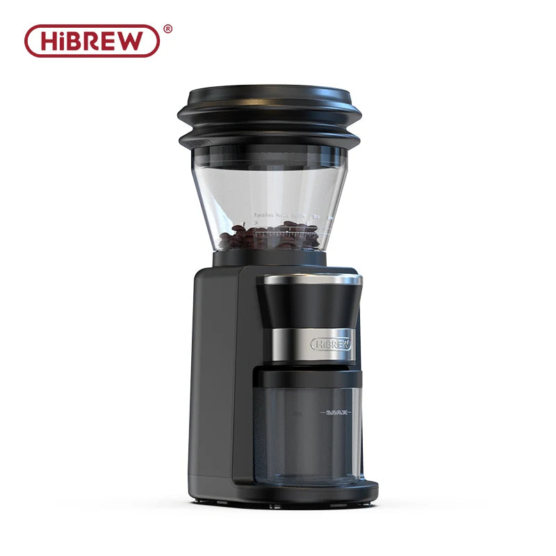 Automatic Mill Electric Coffee Grinder with 34 Gears for Espresso American Coffee Pour Over Visual Bean Storage G3