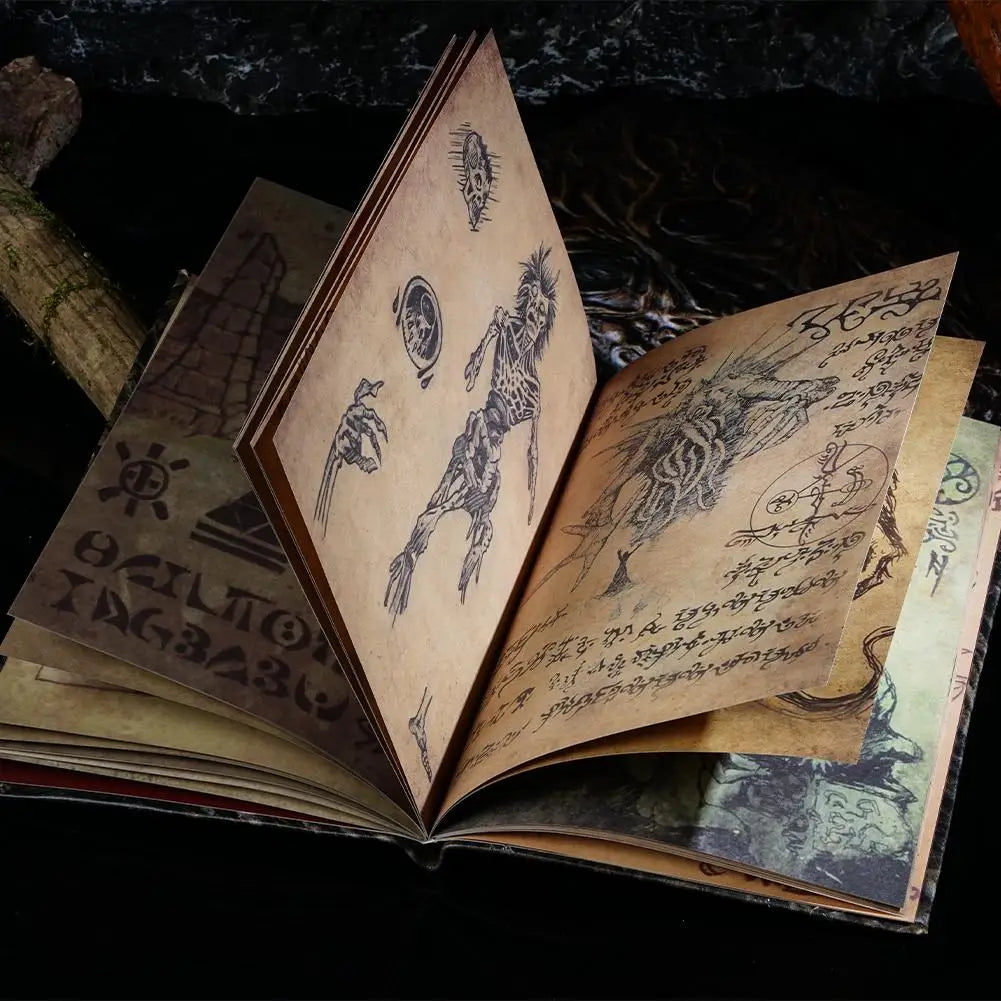 Necronomicon Magic Book Prop Altar Ritual Summon Book Home Halloween Living Room Decoration