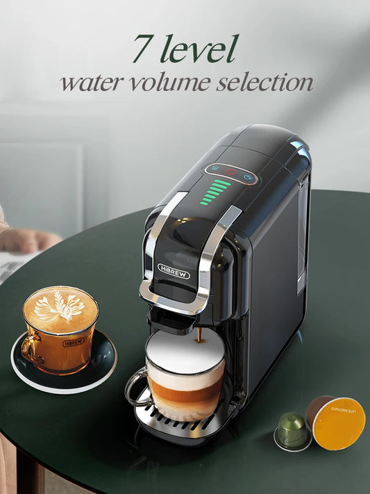 5 in 1 Multiple Capsule Coffee Machine DG Cappuccino Small Capsule ESE Pod Ground Coffee Cafeteria