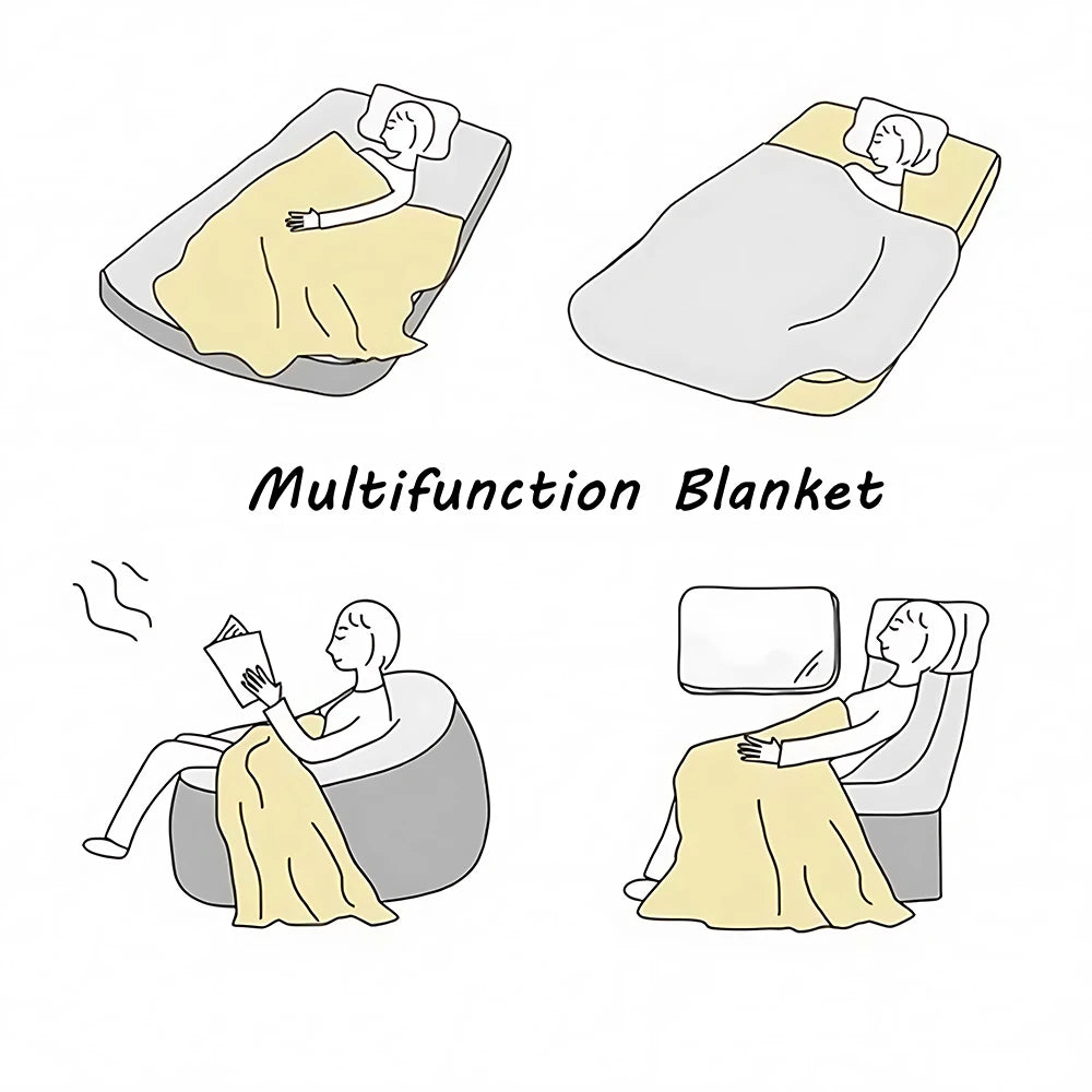 Cute Cartoon Pluto Printed Blanket Warm Blanket Soft and Comfortable