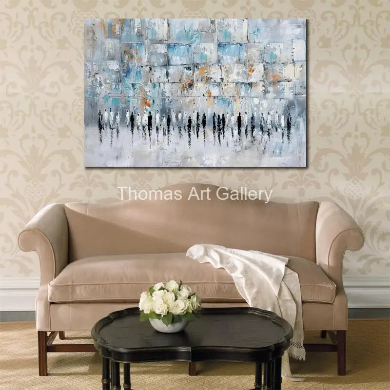 Wall Art Decor Jewish Art Western Blue HD Jerusalem Modern Picture Decor