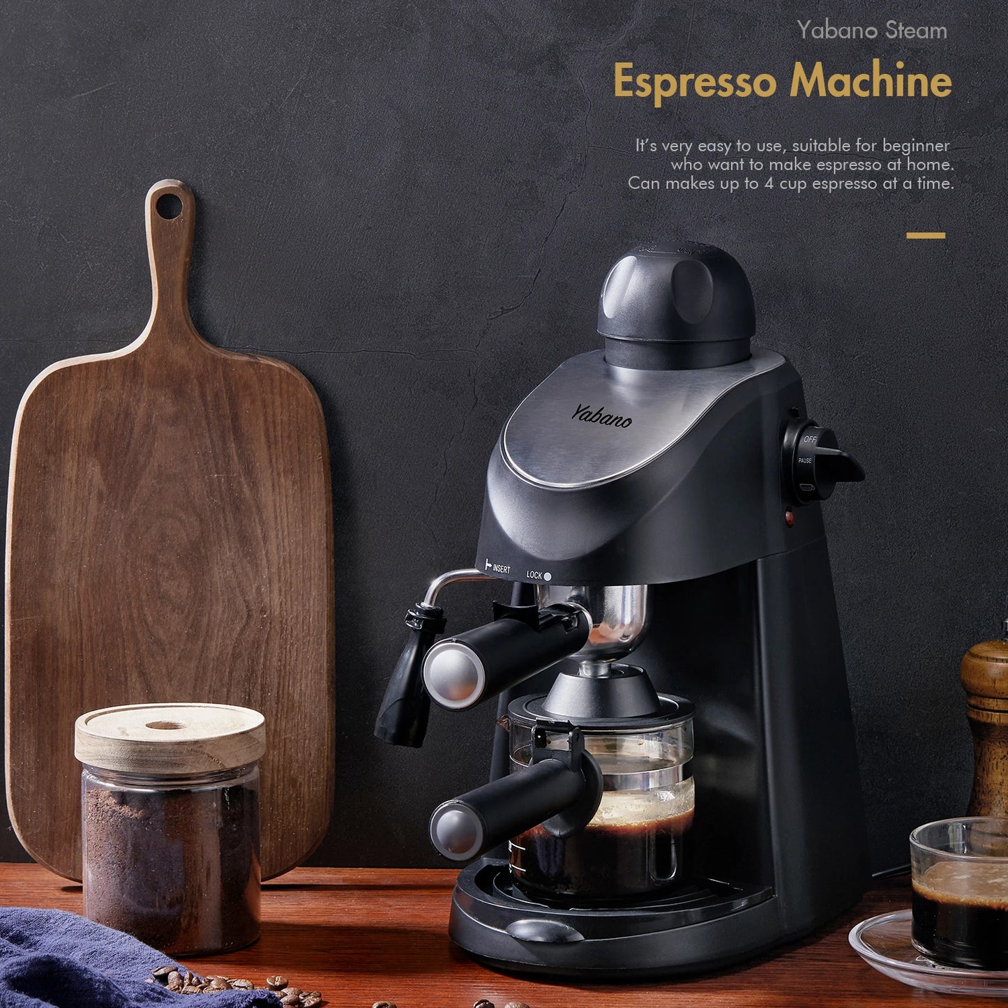 Espresso Machine, Coffee Maker, Espresso and Cappuccino Machine with Milk Froth
