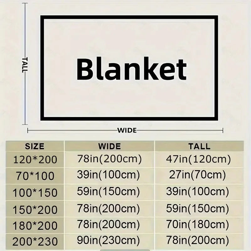 Faux Fur Throw Blanket for Couch, Cozy Warm Plush Striped Blanket for Sofa For all rooms