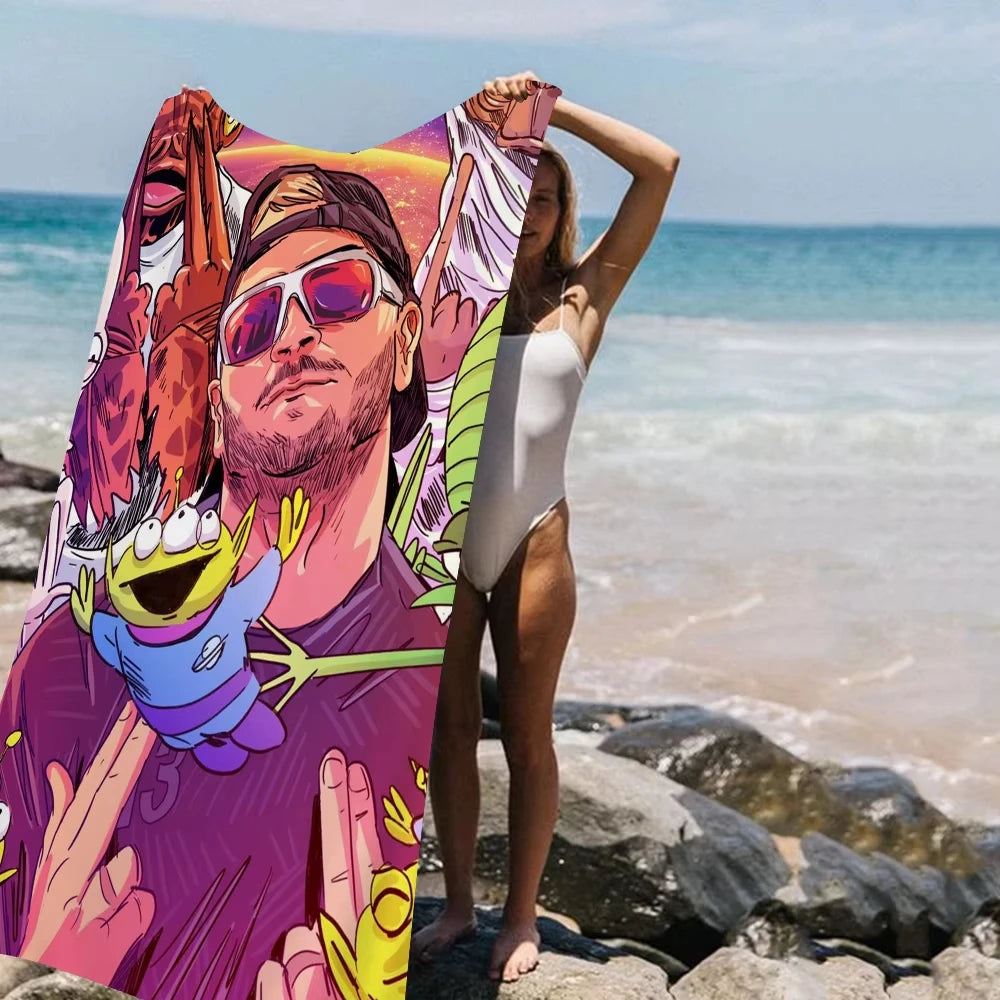JuL C'est Pas Des Lol Big Microfiber Towels Quick Dry Sand Beach for Travel Swim Pool Yoga