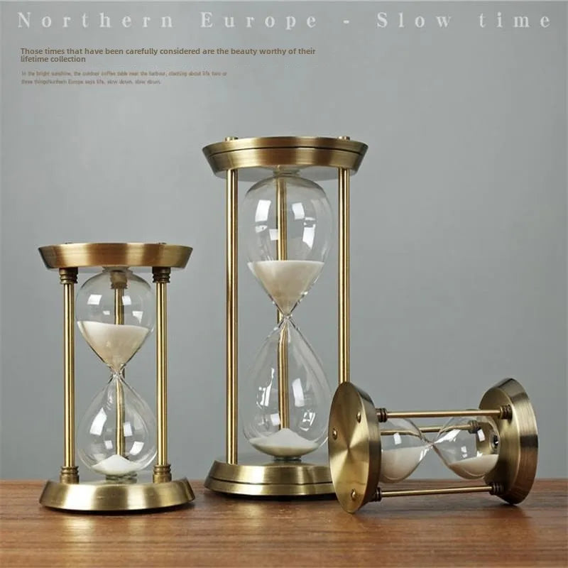 European Creative Metal Hourglass Nordic Modern Home Decor For Any Room