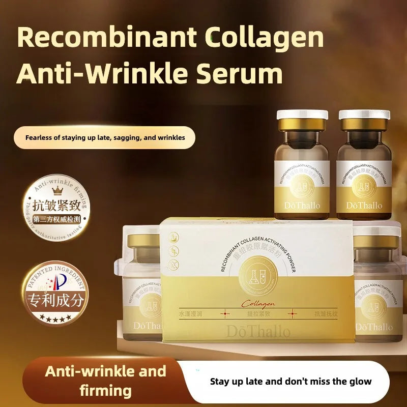 Recombinant Collagen Anti-wrinkle Essence Repair Firm Smooth Hyaluronic Acid Anti Wrinkle Aging Whitening Dark Spot Skin Care