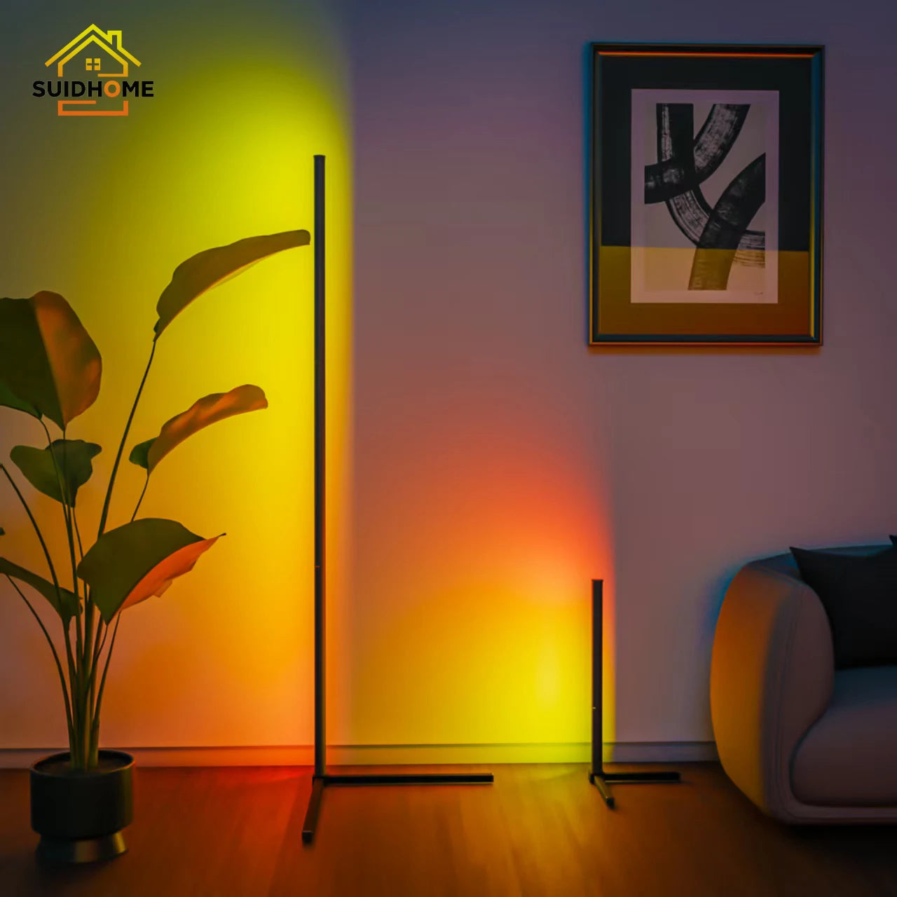Smart Dream Color Floor Lamp LED Soft eye Protection Dimmable APP Controlled Mood Lamp