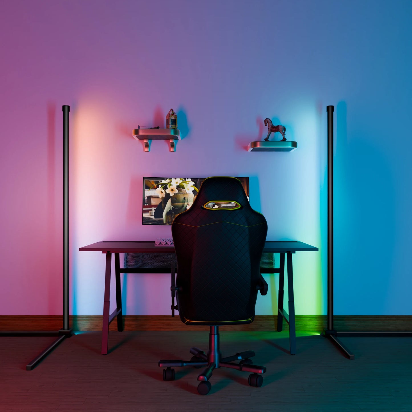 Smart Dream Color Floor Lamp LED Soft eye Protection Dimmable APP Controlled Mood Lamp