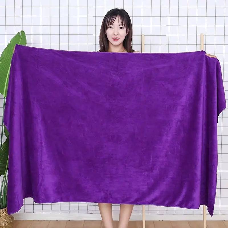 Custom Bath Towe Shower Oversized Towel Laser LOGO for sports, gym, or solon