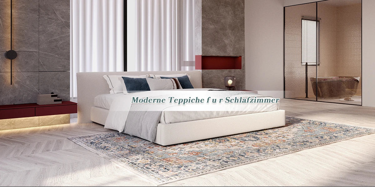 vintage boho design, washable rugs non-slip rugs for living room bedroom traditional woven rugs stain resistant
