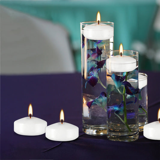 12 2inch white floating candles, home decor- ideal for all Rooms
