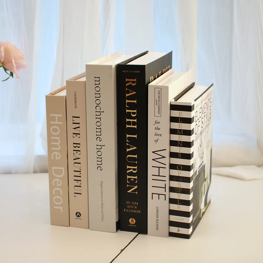 3Pcs/Set Multiple Size Book Villa Hotle Simulation Books Set Props Decor