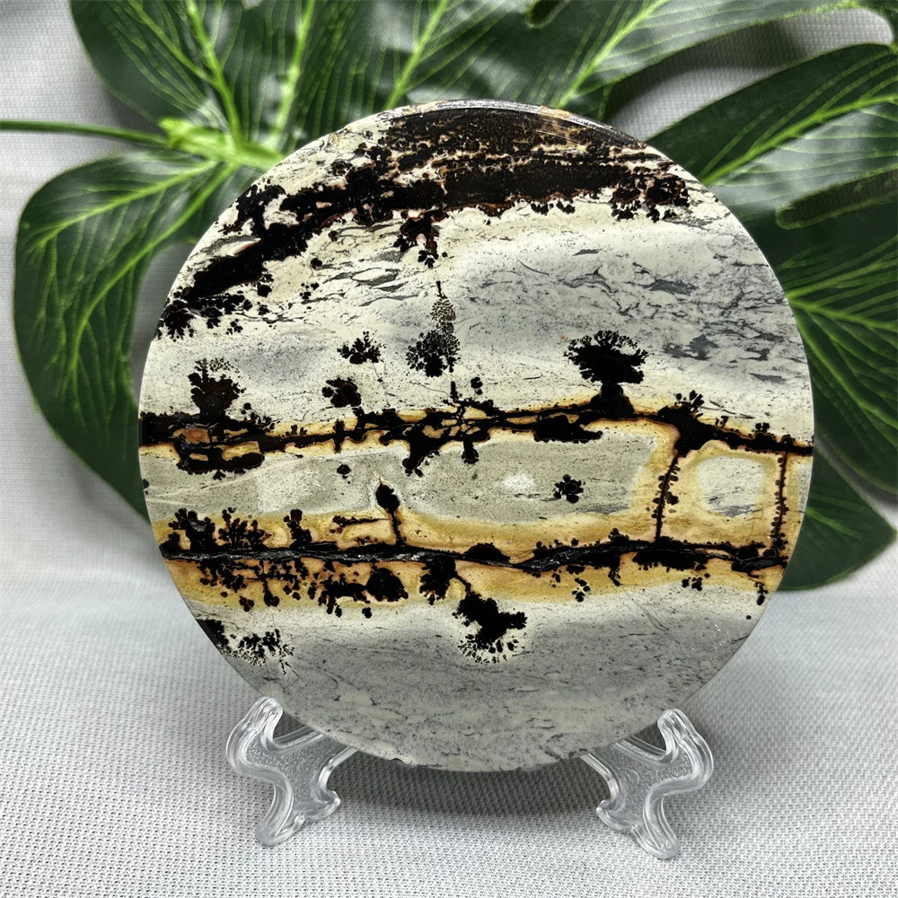 Picture Stone Natural Rock Round Home Rooms Decor For Spiritual Healing