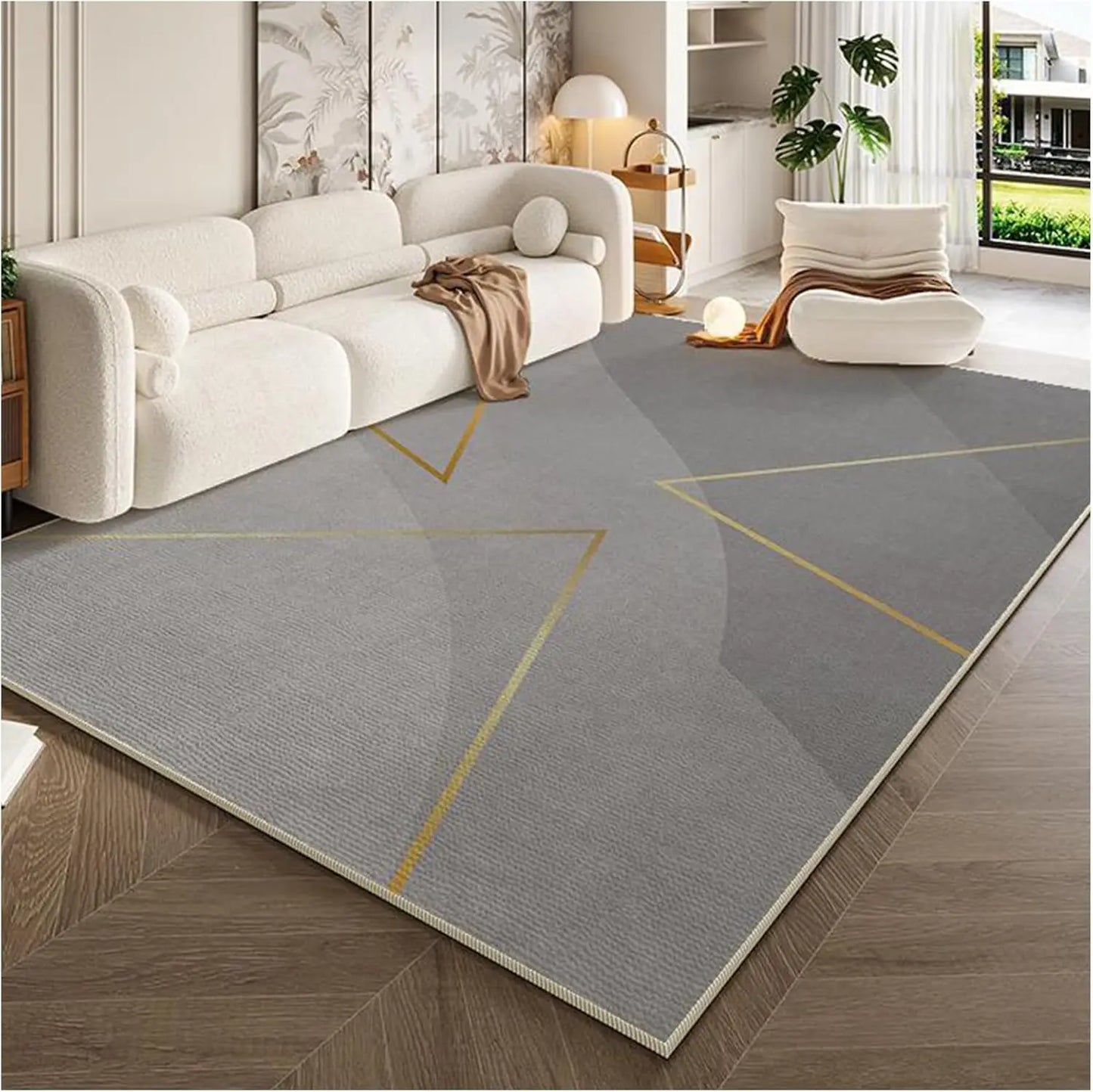 Crystal Velvet Carpet Home Living Room Coffee Table Mat Room Study Cloakroom Floor Mat