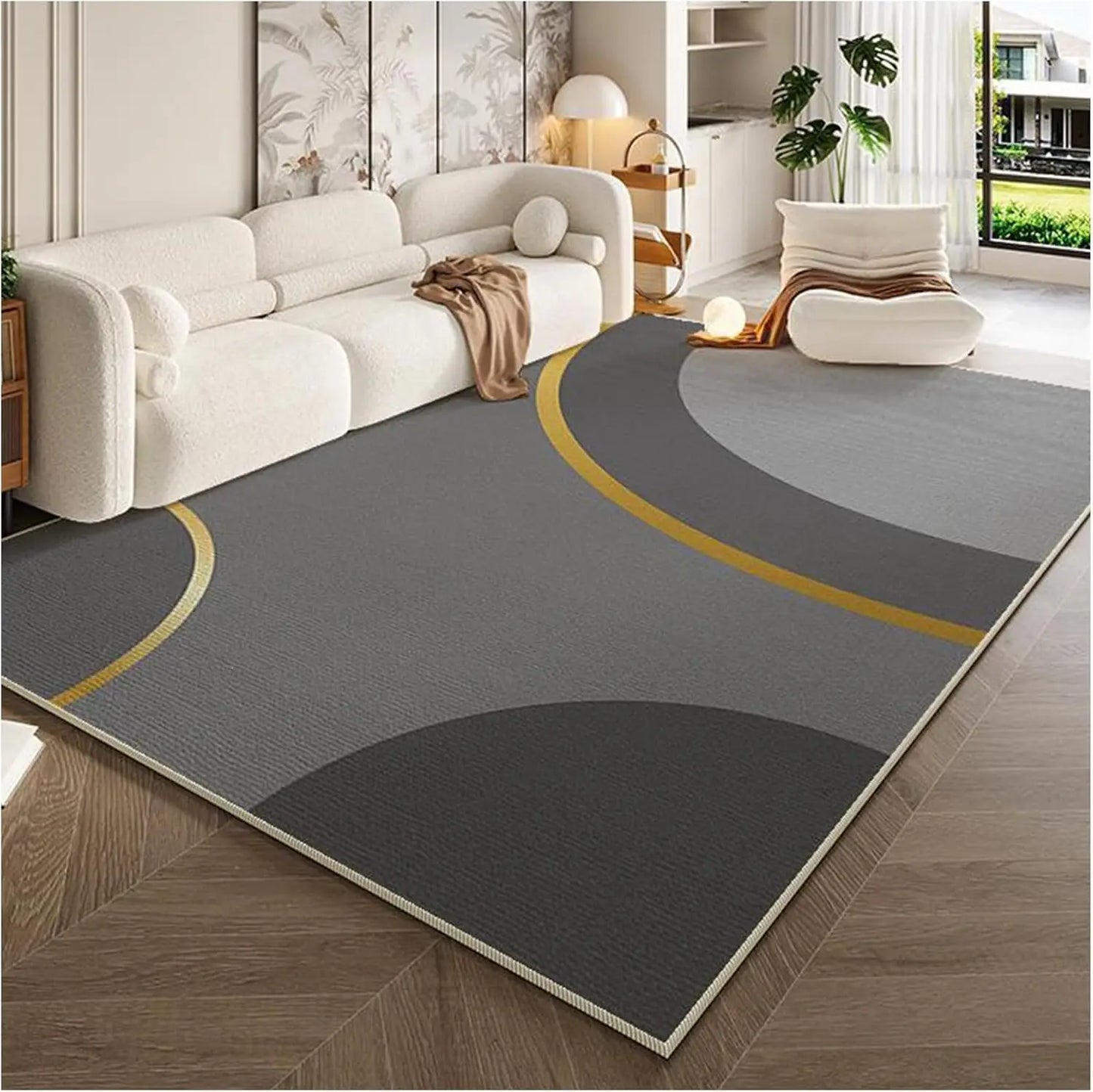 Crystal Velvet Carpet Home Living Room Coffee Table Mat Room Study Cloakroom Floor Mat