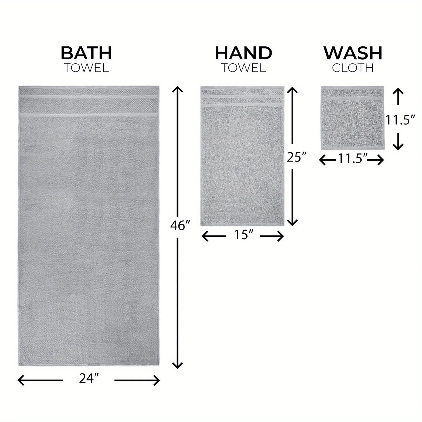Deluxe 10-Piece Towel Set - Enhanced for Supreme Softness and Long-Lasting Durability
