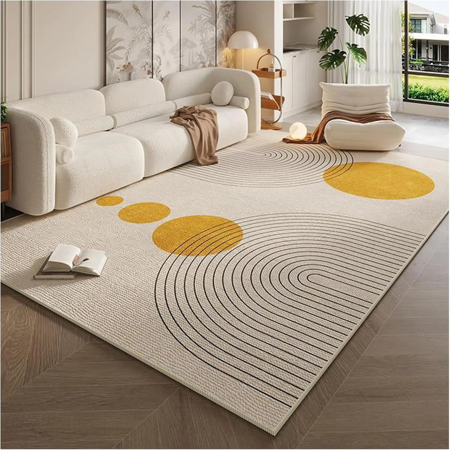 Crystal Velvet Carpet Home Living Room Coffee Table Mat Room Study Cloakroom Floor Mat