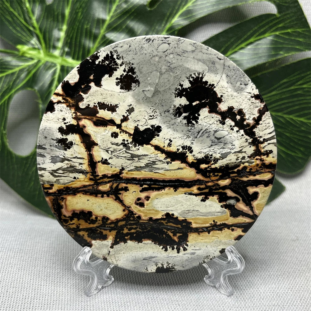 Picture Stone Natural Rock Round Home Rooms Decor For Spiritual Healing