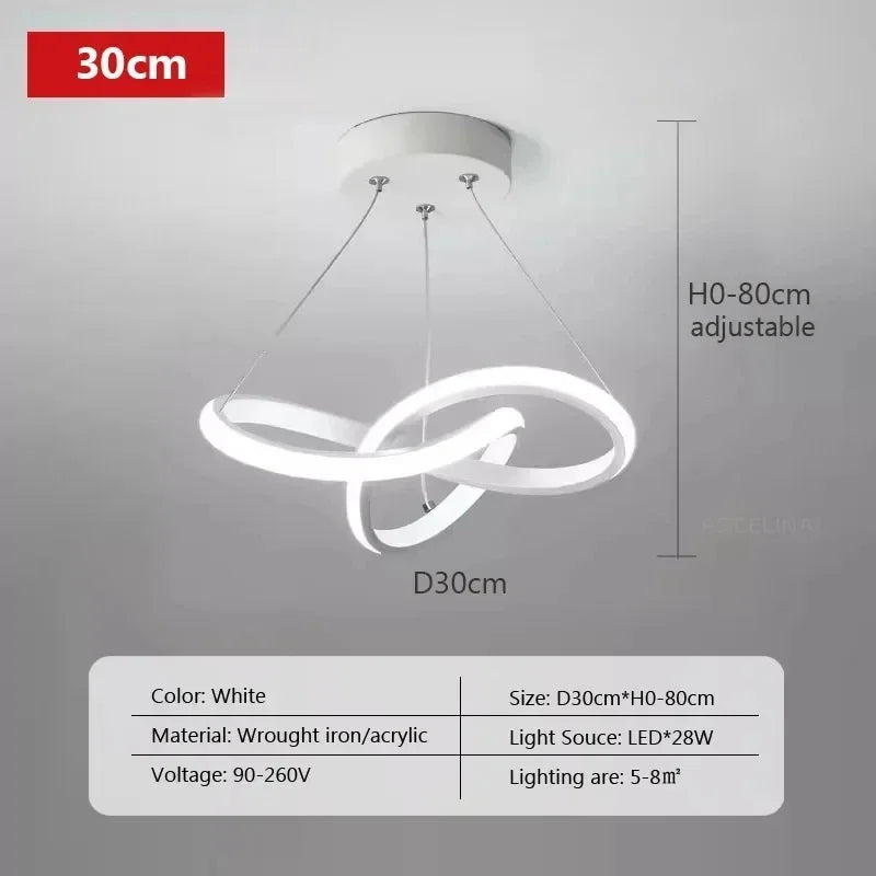 Nordic LED Ceiling Lamp For All Rooms Simple Illumination Light