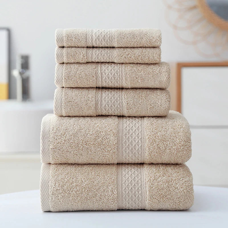 3pcs Luxurious Cotton Towel Set Ultra Soft Highly Absorbent Includes 1 Bath Towels 1 Hand Towel 1 Washcloth