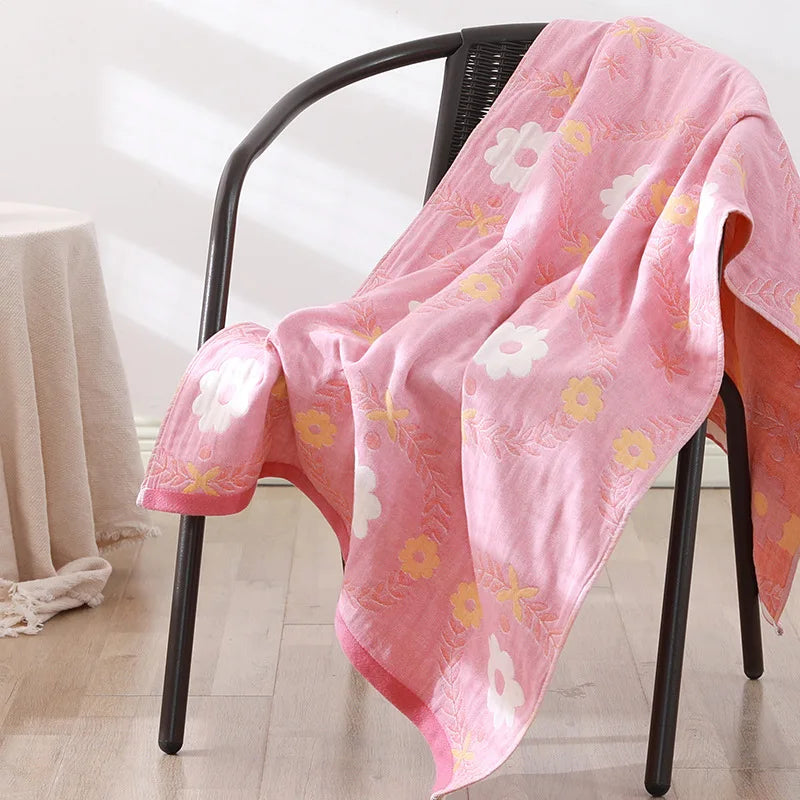 Cotton Gauze Bath Towel Set, Bathroom, High Quality,