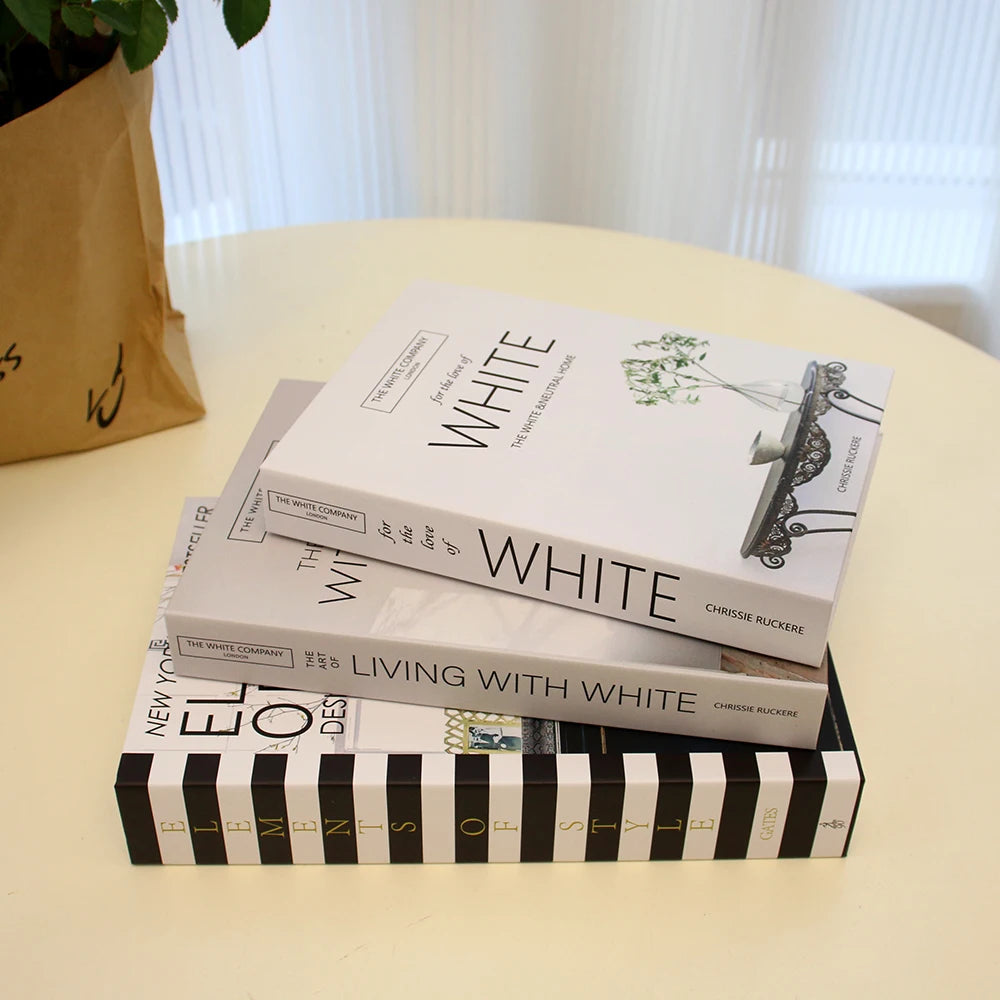 3Pcs/Set Multiple Size Book Villa Hotle Simulation Books Set Props Decor
