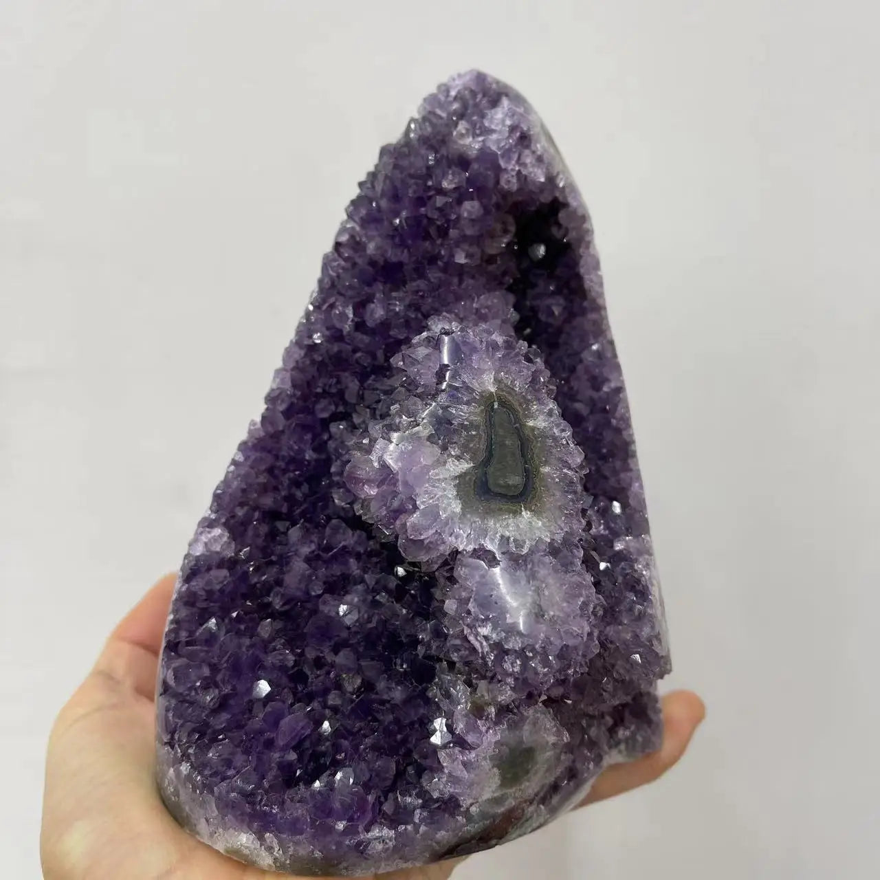 1PC Natural Amethyst Crystal Cluster Quartz Raw Crystals Healing Stone Purple Cornucopia Feng Shui Stone