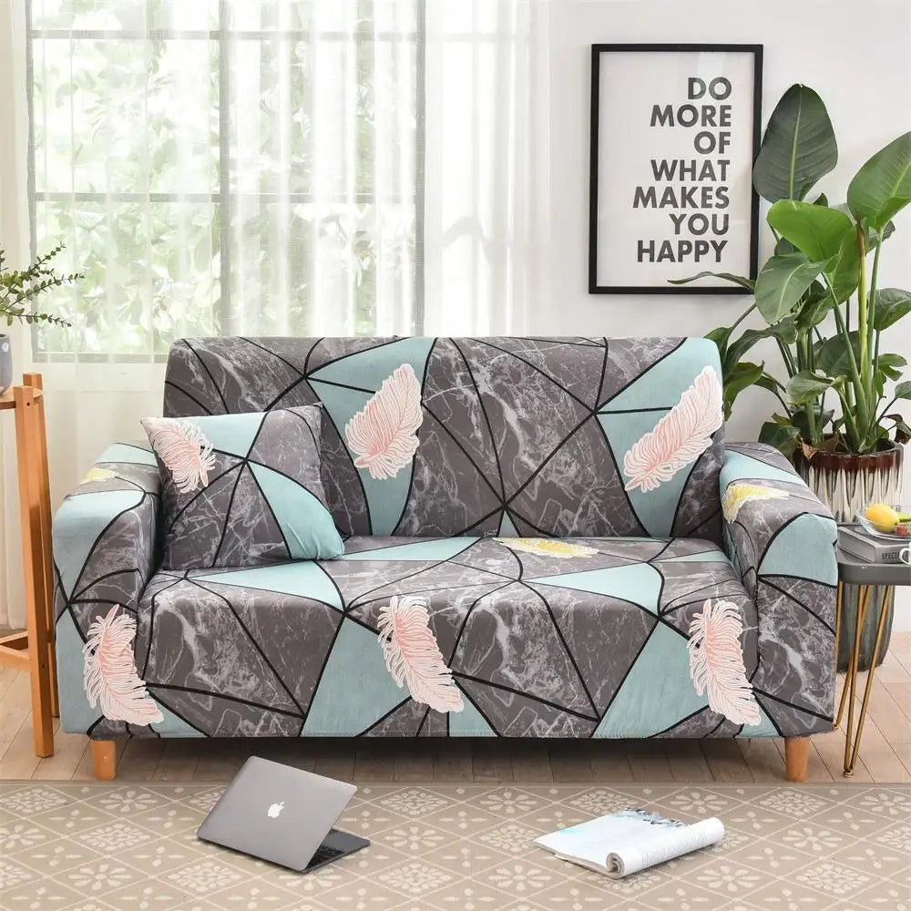 Stretch Plaid Slipcover Elastic Sofa for Living Room Sofa Chair Couch Cover Home Decor