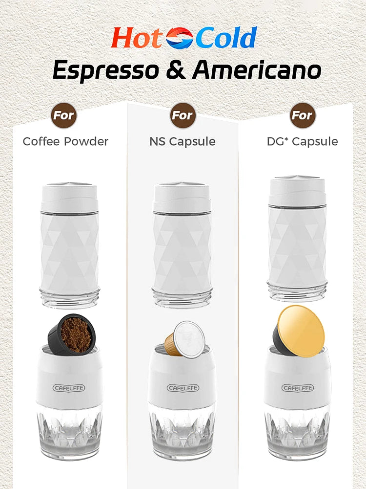 Hot/Cold Water Manual Espresso Maker