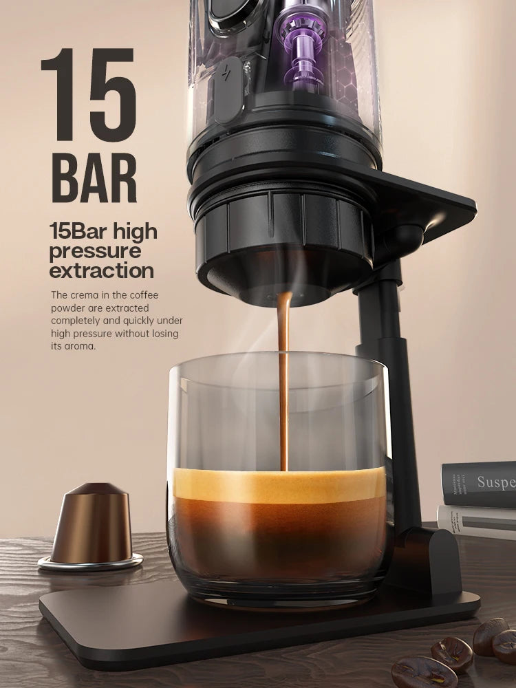 Automatic electric Coffee Machine Expresso Coffee Maker Nespresso Dolce Pod Capsule Coffee Powder