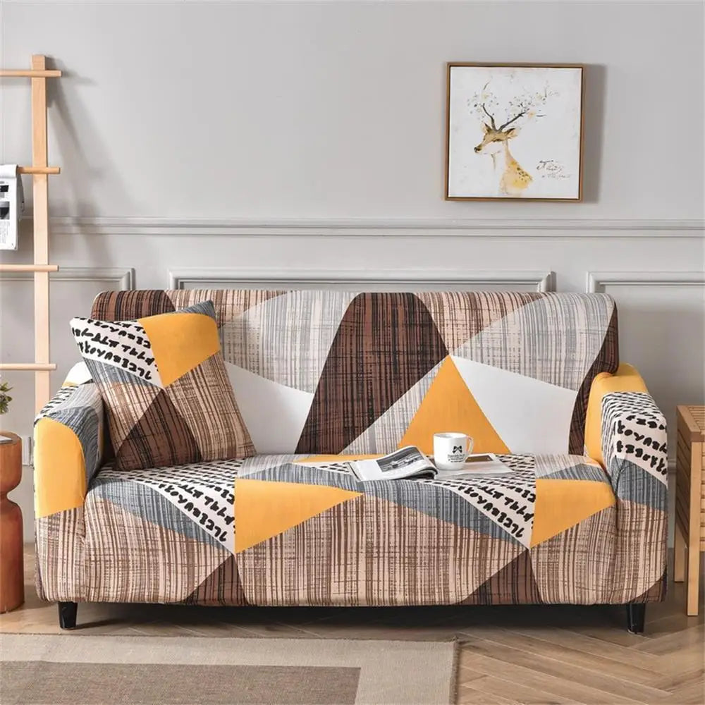 Stretch Plaid Slipcover Elastic Sofa for Living Room Sofa Chair Couch Cover Home Decor