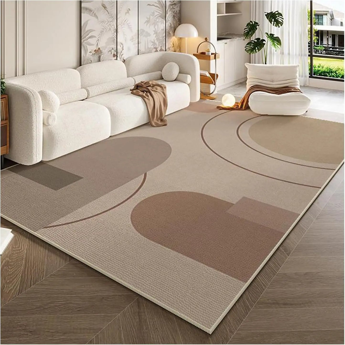 Crystal Velvet Carpet Home Living Room Coffee Table Mat Room Study Cloakroom Floor Mat