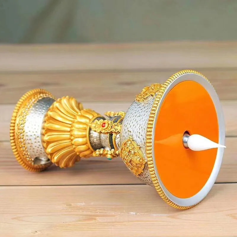 Electric Thailand Candle Lamp Rechargeable Yellow LED Lamp Tibetan Light