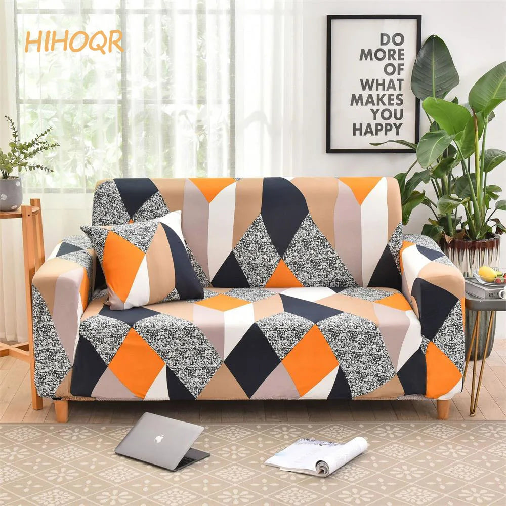 Stretch Plaid Slipcover Elastic Sofa for Living Room Sofa Chair Couch Cover Home Decor