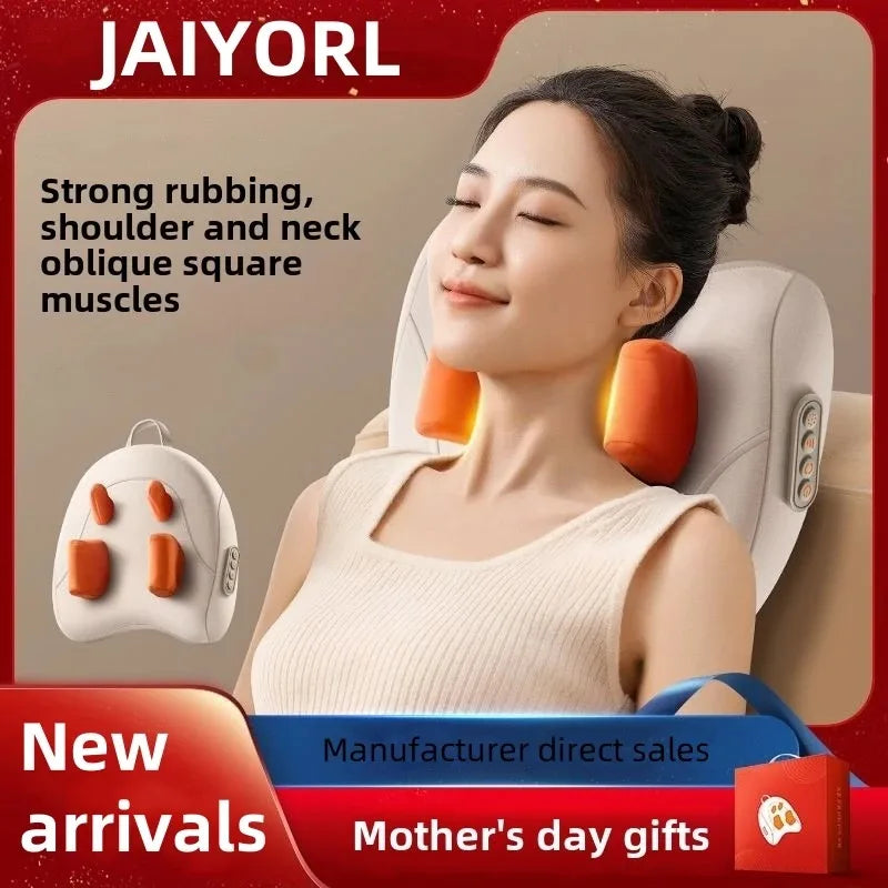 Electric Massage Pillow Wireless Home Massager Heating Waist Neck Leg Cervical Kneading