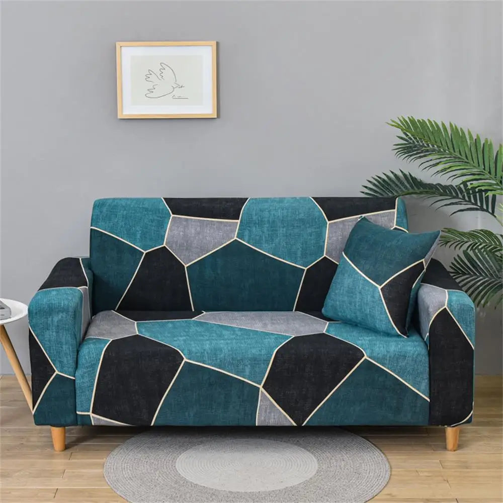 Stretch Plaid Slipcover Elastic Sofa for Living Room Sofa Chair Couch Cover Home Decor