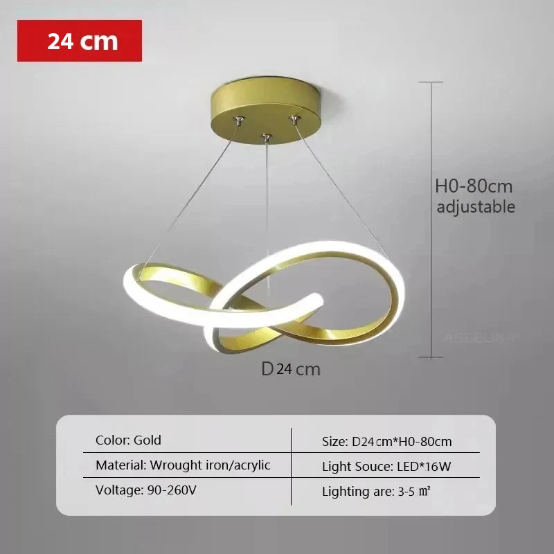 Nordic LED Ceiling Lamp For All Rooms Simple Illumination Light