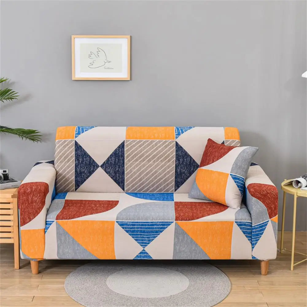 Stretch Plaid Slipcover Elastic Sofa for Living Room Sofa Chair Couch Cover Home Decor