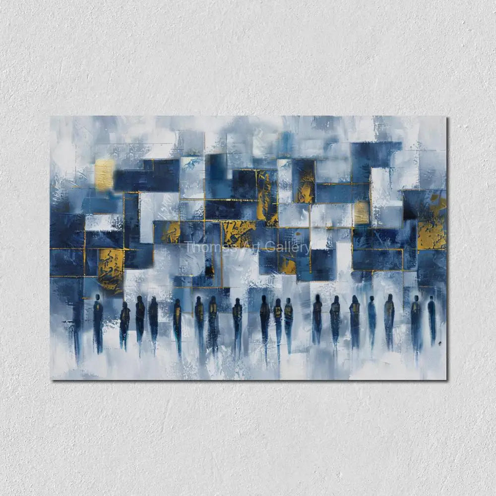 Wall Art Decor Jewish Art Western Blue HD Jerusalem Modern Picture Decor