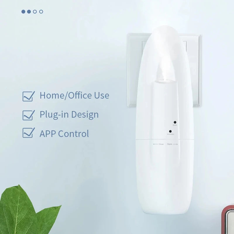 Smart Aroma Essential Oil Diffuser Bluetooth APP Control Plug-in Wall Scent Aromatherapy Machine