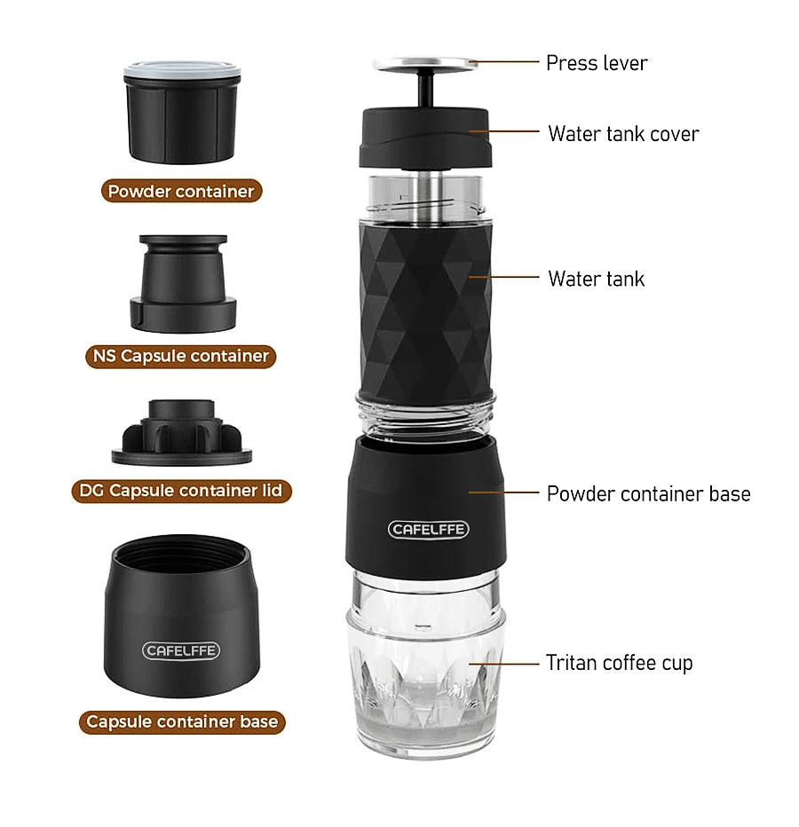 Hot/Cold Water Manual Espresso Maker
