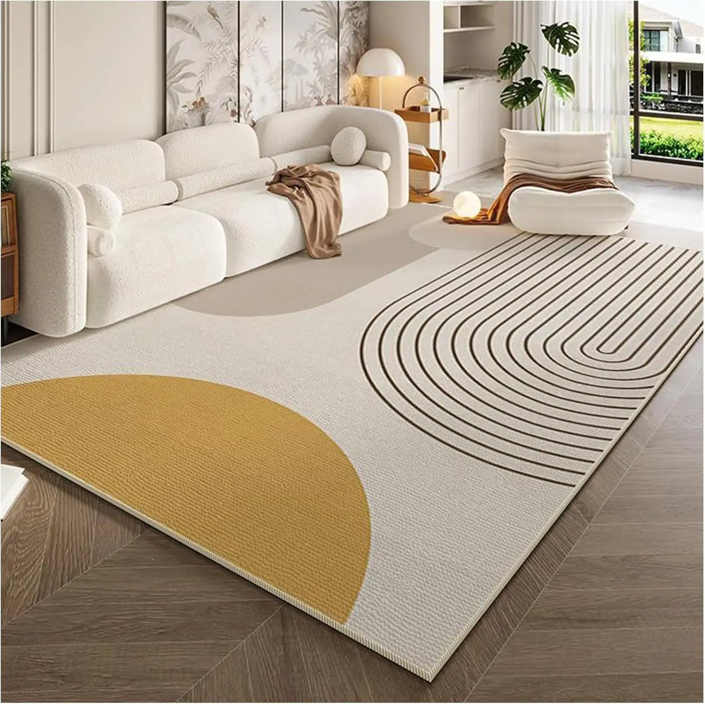 Crystal Velvet Carpet Home Living Room Coffee Table Mat Room Study Cloakroom Floor Mat