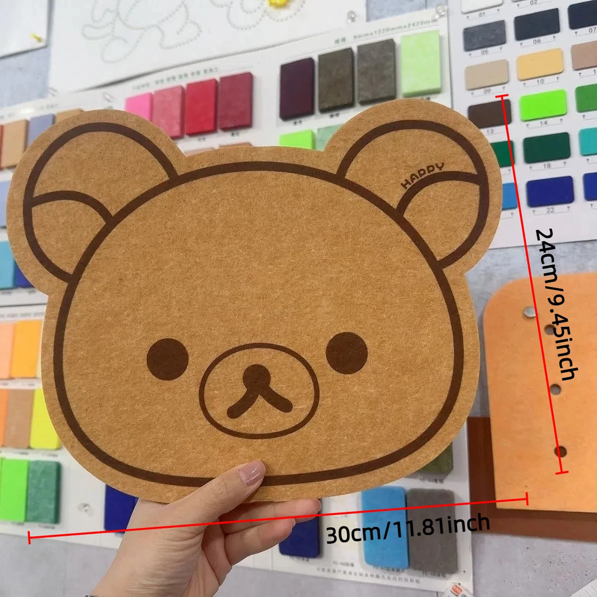 Cartoon Rilakkumas Bear Board Teddy Bear Wall Message Board Dolls Hanging Decor